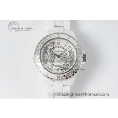 [EAST공장]샤넬 J13 38mm White Ceramic Numeral Markers Dial on Bracelet Calibre 12.1