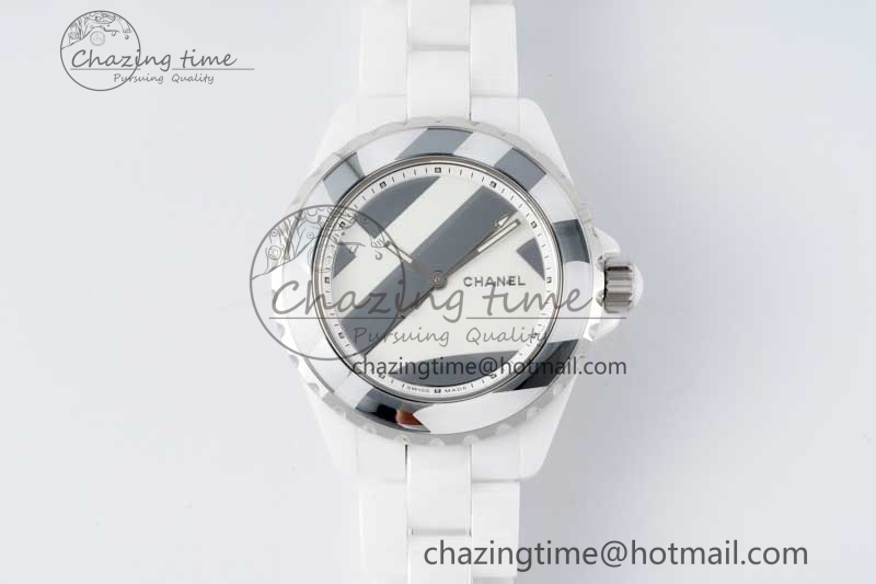 [EAST공장]샤넬 J13 38mm Korea Ceramic Stripe Dial on Bracelet A2892
