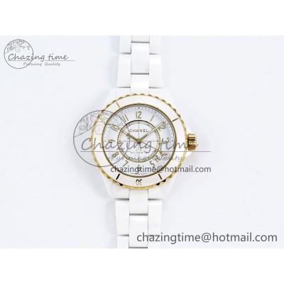 [BV공장]샤넬 J13 38mm YG White Ceramic White Dial on Bracelet A12.1