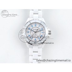 [EAST공장]샤넬 J13 38mm White Ceramic White/Blue Dial on Bracelet A2892