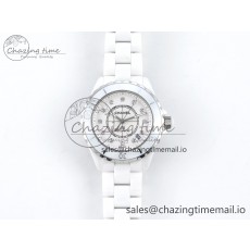 [EAST공장]샤넬 J13 38mm White Ceramic White Diamonds Dial on Bracelet A2892