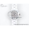 [EAST공장]샤넬 J13 38mm White Ceramic White Dial Diamonds/Numbers Makers on Bracelet A2892