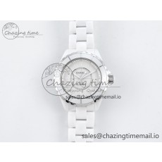 [EAST공장]샤넬 J13 38mm White Ceramic  White Dial Numbers Makers on Bracelet A2892