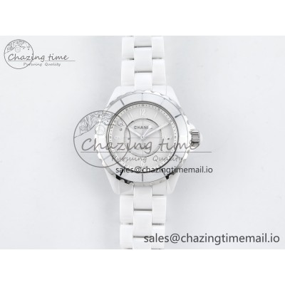[EAST공장]샤넬 J13 38mm White Ceramic  White Dial Numbers Makers on Bracelet A2892