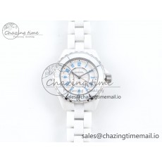 [EAST공장]샤넬 J13 33mm White Ceramic White/Blue Dial on Bracelet Swiss Quartz