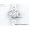 [EAST공장]샤넬 J13 33mm White Ceramic White Dial Numbers Makers on Bracelet Swiss Quartz