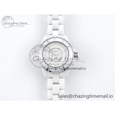 [EAST공장]샤넬 J13 33mm White Ceramic White Dial Numbers Makers on Bracelet Swiss Quartz
