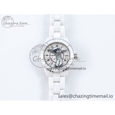 [EAST공장]샤넬 J13 33mm White Ceramic White Boy Pattern Dial on Bracelet A12.1