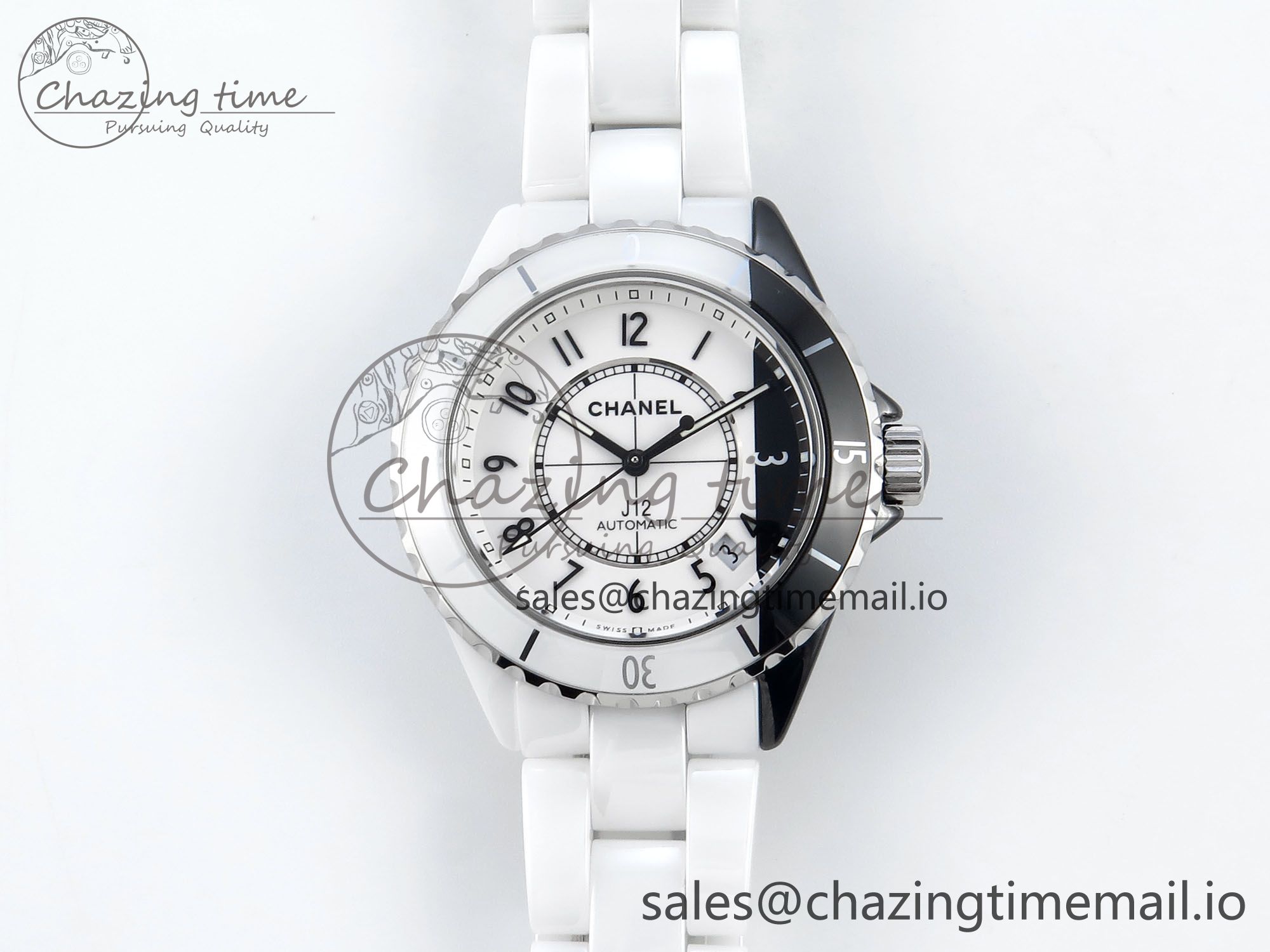 [EAST공장]샤넬 J13 33mm White Ceramic White/Black Dial on Bracelet A12.1