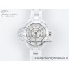 [EAST공장]샤넬 J13 33mm White Ceramic White Diamonds Dial on Bracelet A12.1