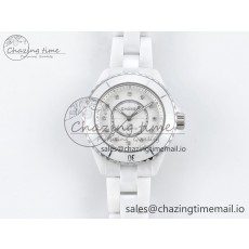 [EAST공장]샤넬 J13 33mm White Ceramic White Diamonds Dial on Bracelet A12.1