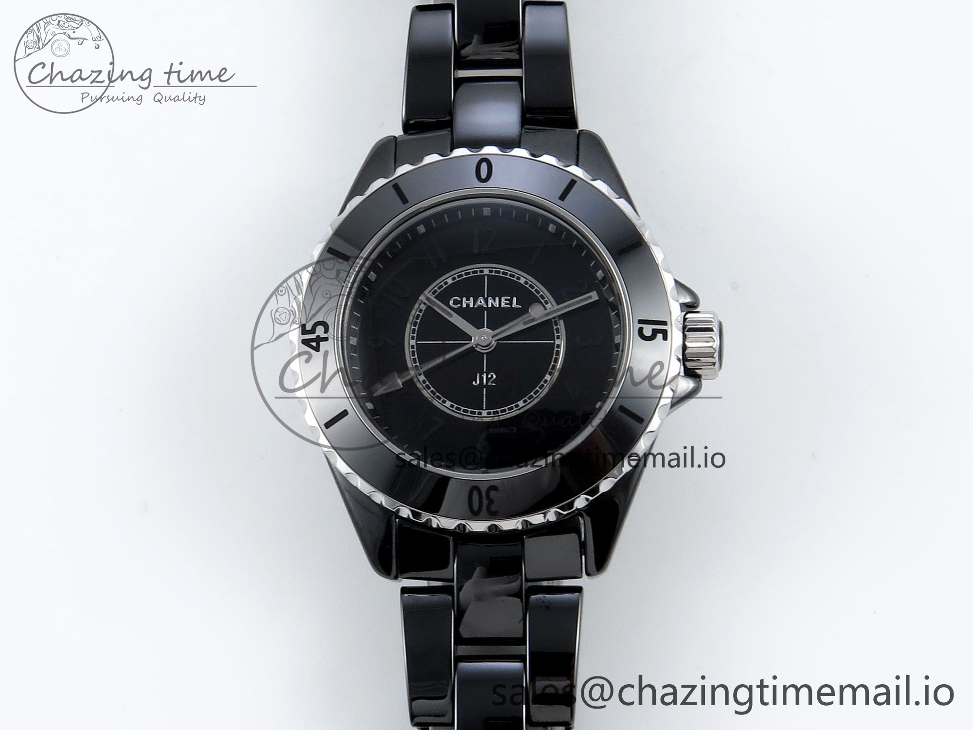 [EAST공장]샤넬 J13 33mm Black Ceramic Numeral Markers Dial on Bracelet Swiss Quartz