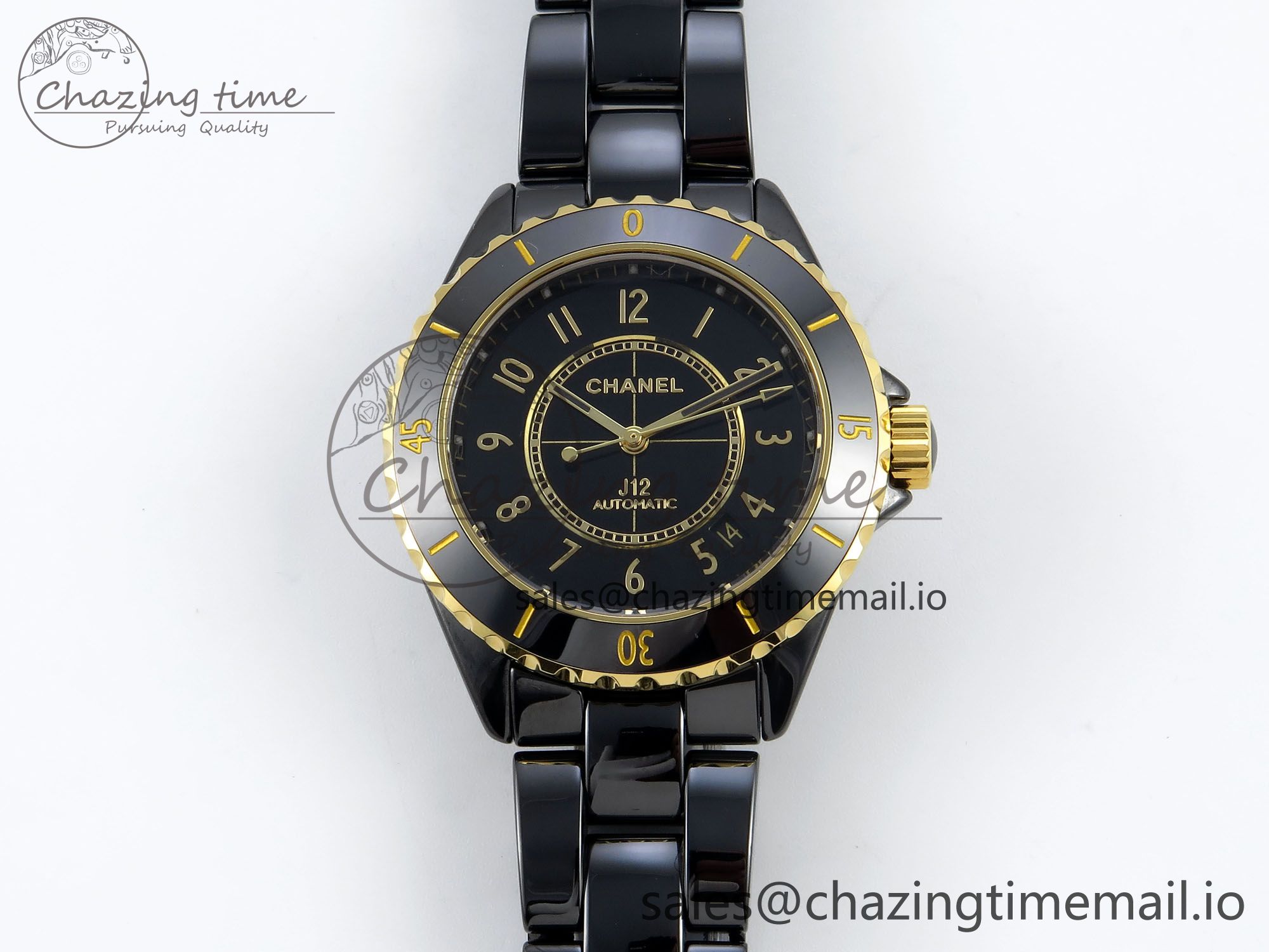 [EAST공장]샤넬 J13 33mm Black/YG Dial on Bracelet A12.1