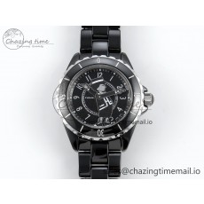 [EAST공장]샤넬 J13 38mm White Ceramic Black Boy Pattern Dial on Bracelet A2892