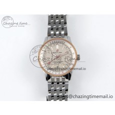 [TF공장]브라이틀링 Navitimer 1 SS 38mm RG Bezel White Dial on SS Bracelet A2824