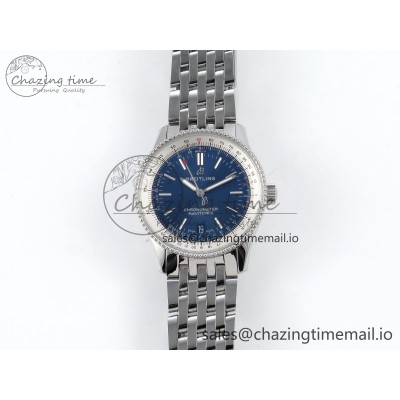 [TF공장]브라이틀링 Navitimer 1 SS 38mm White Bezel Blue Dial on SS Bracelet A2824