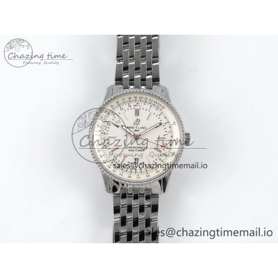 [TF공장]브라이틀링 Navitimer 1 SS 41mm  White Dial on SS Bracelet A2824