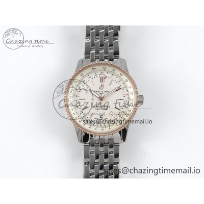 [TF공장]브라이틀링 Navitimer 1 RG 41mm White Dial on SS Bracelet A2824