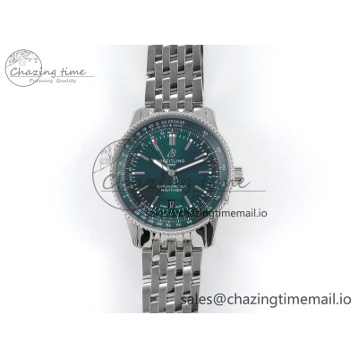 [TF공장]브라이틀링 Navitimer 1 SS 41mm Bezel Green Dial on SS Bracelet A2824