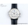 [TF공장]브라이틀링 Navitimer 1 SS 41mm White Bezel White Dial on Blue Leather Strap A2824