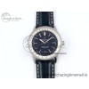 [TF공장]브라이틀링 Navitimer 1 SS 41mm White Bezel Blue Dial on Black Leather Strap A2824