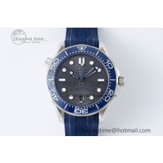 [ZF공장]오메가 Seamaster Diver 300M  Blue Ceramic Gray Dial on Blue Rubber Strap A8800