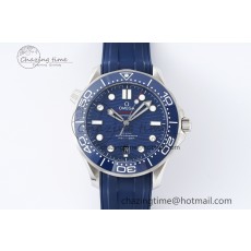 [ZF공장]오메가 Seamaster Diver 300M Blue Ceramic Blue Dial on Blue Rubber Strap A8800