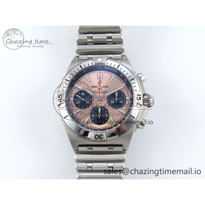 [TF공장]브라이틀링 Chronomat B01 42mm  RG/Black Dial on SS Bracelet A7750