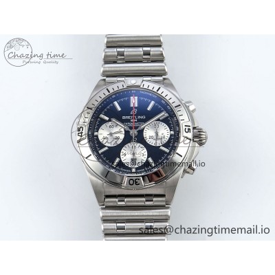 [TF공장]브라이틀링 Chronomat B01 42mm Black/Silver Dial on SS Bracelet A7750