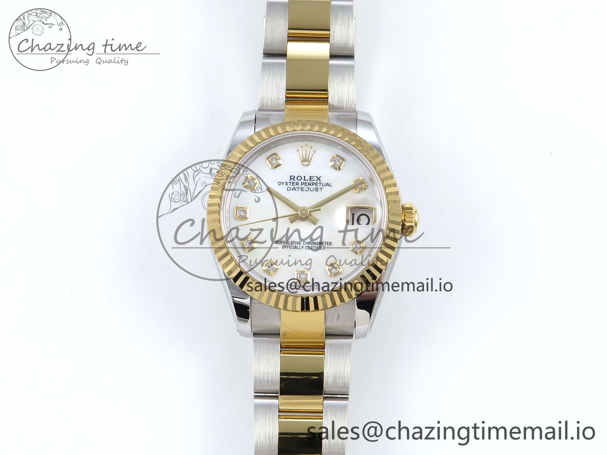 [AR공장]롤렉스 DateJust 31 278273 White MOP Dial on SS/YG Oyster Bracelet ETA 2688