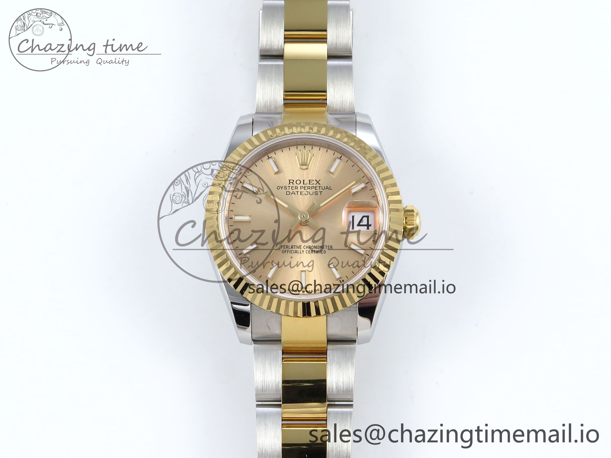 [AR공장]롤렉스 DateJust 31 278273 YG Dial Stick Marker on SS/YG Oyster Bracelet ETA 2688
