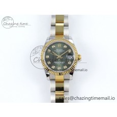[AR공장]롤렉스 DateJust 31 278383 Green Diamonds Dial on SS/YG Oyster Bracelet ETA 2688