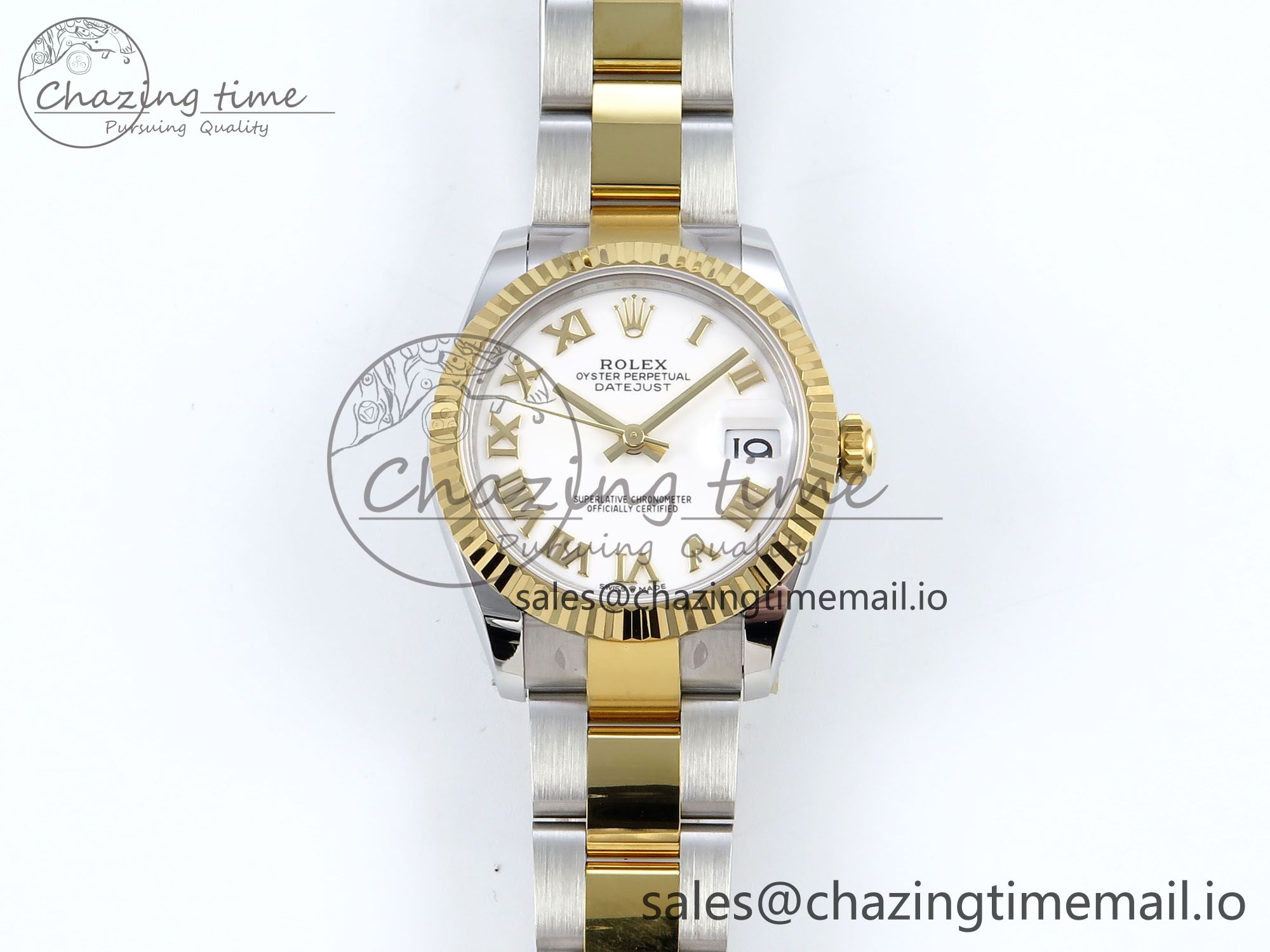 [AR공장]롤렉스 DateJust 31 278273 White Roman Dial on SS/YG Oyster Bracelet ETA 2688