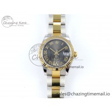 [AR공장]롤렉스 DateJust 31 278273 Gray Roman Diamonds Dial on SS/YG Oyster Bracelet ETA 2688
