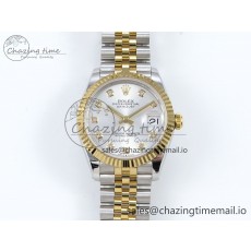 [AR공장]롤렉스 DateJust 31 278273 Silver Diamonds Dial on SS/YG Jubilee Bracelet ETA 2688