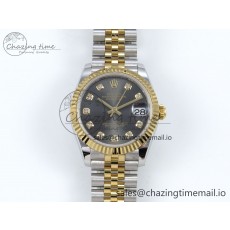 [AR공장]롤렉스 DateJust 31 278273 Gray Diamonds Dial on SS/YG Jubilee Bracelet ETA 2688