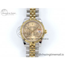 [AR공장]롤렉스 DateJust 31 278273 YG Diamonds Dial on SS/YG Jubilee Bracelet ETA 2688