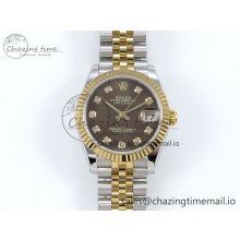 [AR공장]롤렉스 DateJust 31 278273  Brown Diamonds Dial on SS/YG Jubilee Bracelet ETA 2688