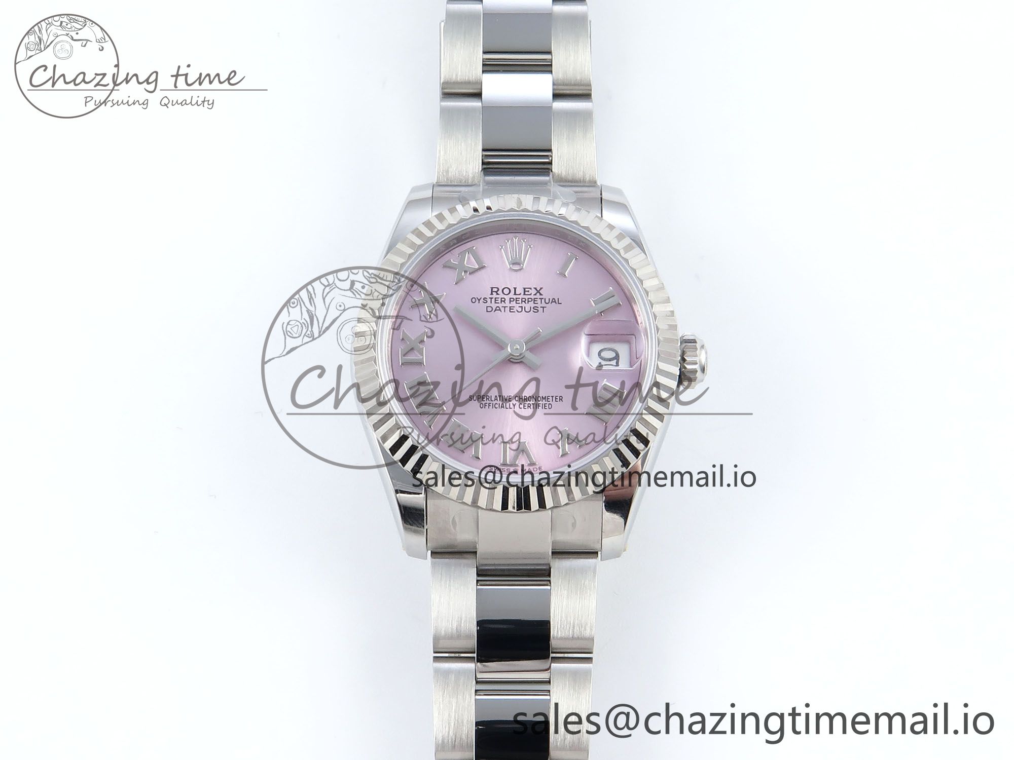 [AR공장]롤렉스 DateJust 31 278274 Steel Pink Roman Dial on SS Oyster Bracelet ETA 2688