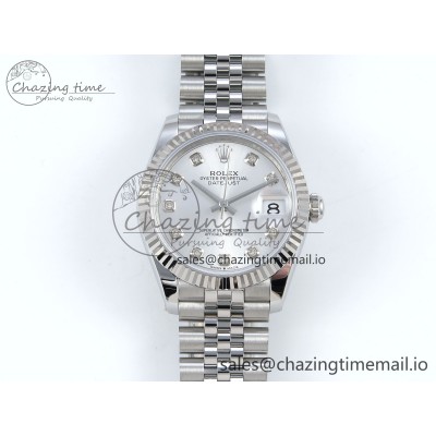 [AR공장]롤렉스 DateJust 31 278274 Steel Silver Diamonds Dial on SS Jubilee Bracelet ETA 2688