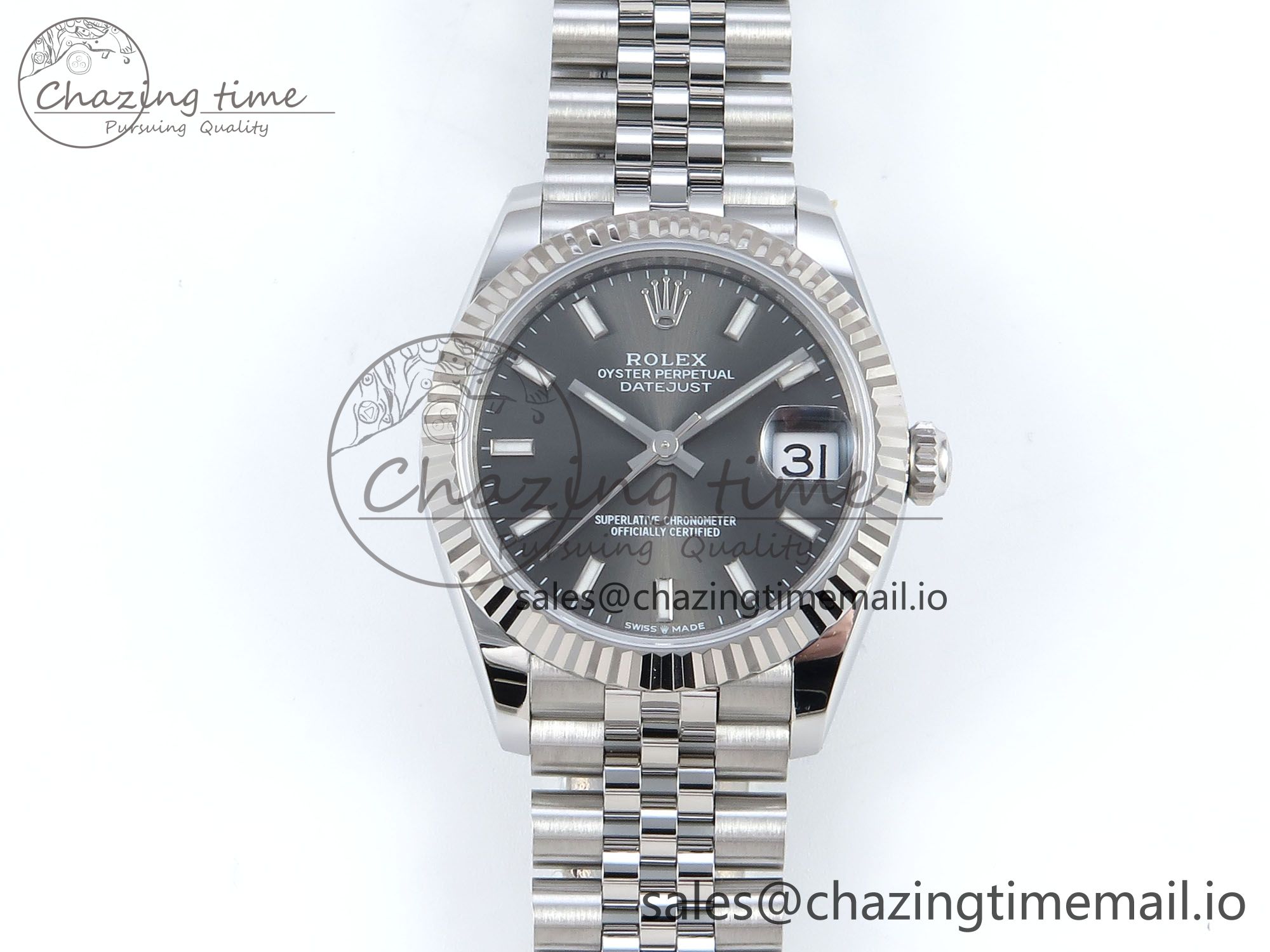 [AR공장]롤렉스 DateJust 31 278274 Steel Gray Dial Stick Marker on SS Jubilee Bracelet ETA 2688