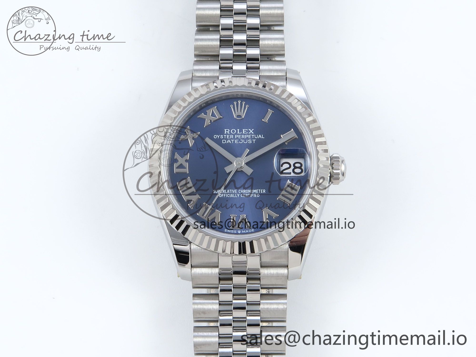 [AR공장]롤렉스 DateJust 31 278274 Steel Blue Roman Dial on SS Jubilee Bracelet ETA 2688