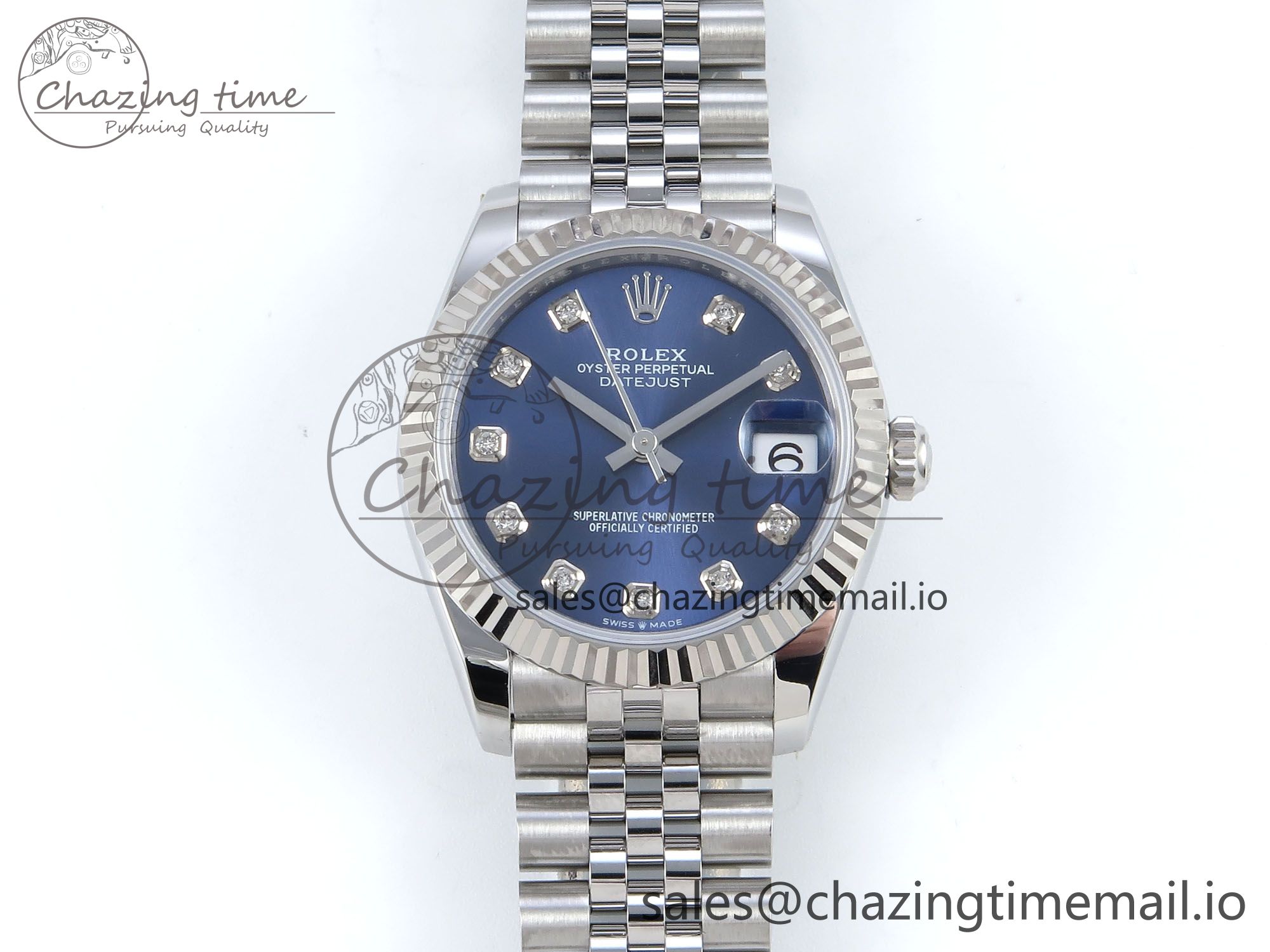 [AR공장]롤렉스 DateJust 31 278274 Steel Blue Diamonds Dial on SS Jubilee Bracelet ETA 2688