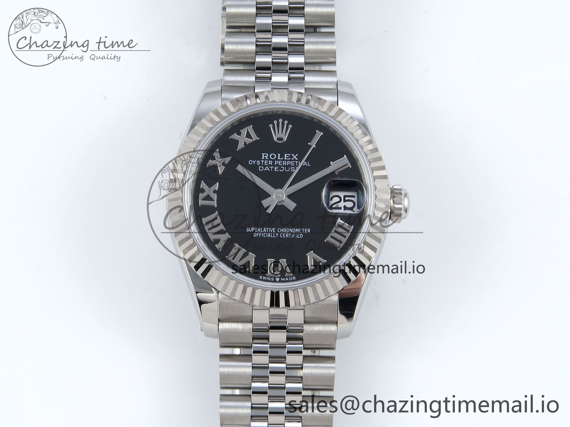 [AR공장]롤렉스 DateJust 31 278274 Steel Black Roman Dial on SS Jubilee Bracelet ETA 2688