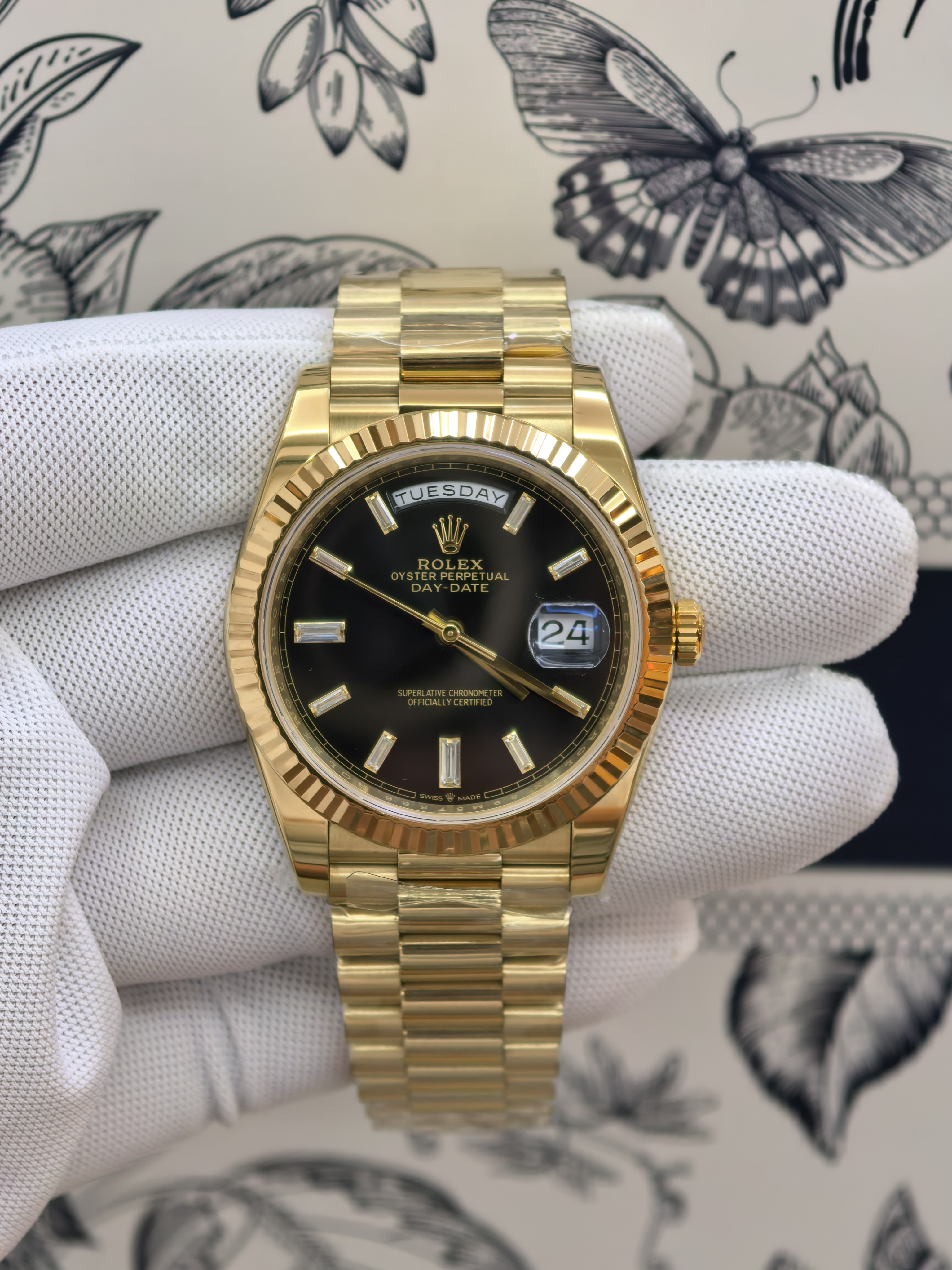 ★★사전예약할인★★텅스텐 데이데이트40mm 금통 현지 최고 Custom 공장★★설명글 필독 !!!★★