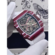 Custom Made 리차드밀 67-02 파이널 최종버전 프로모션 Mutaz Essa Red