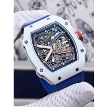 Custom Made 리차드밀 67-02 파이널 최종버전 프로모션 White NTPT France