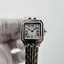 [BV공장]까르띠에 Panthère 31mm White Dial on SS Bracelet Ronda Quartz 라지
